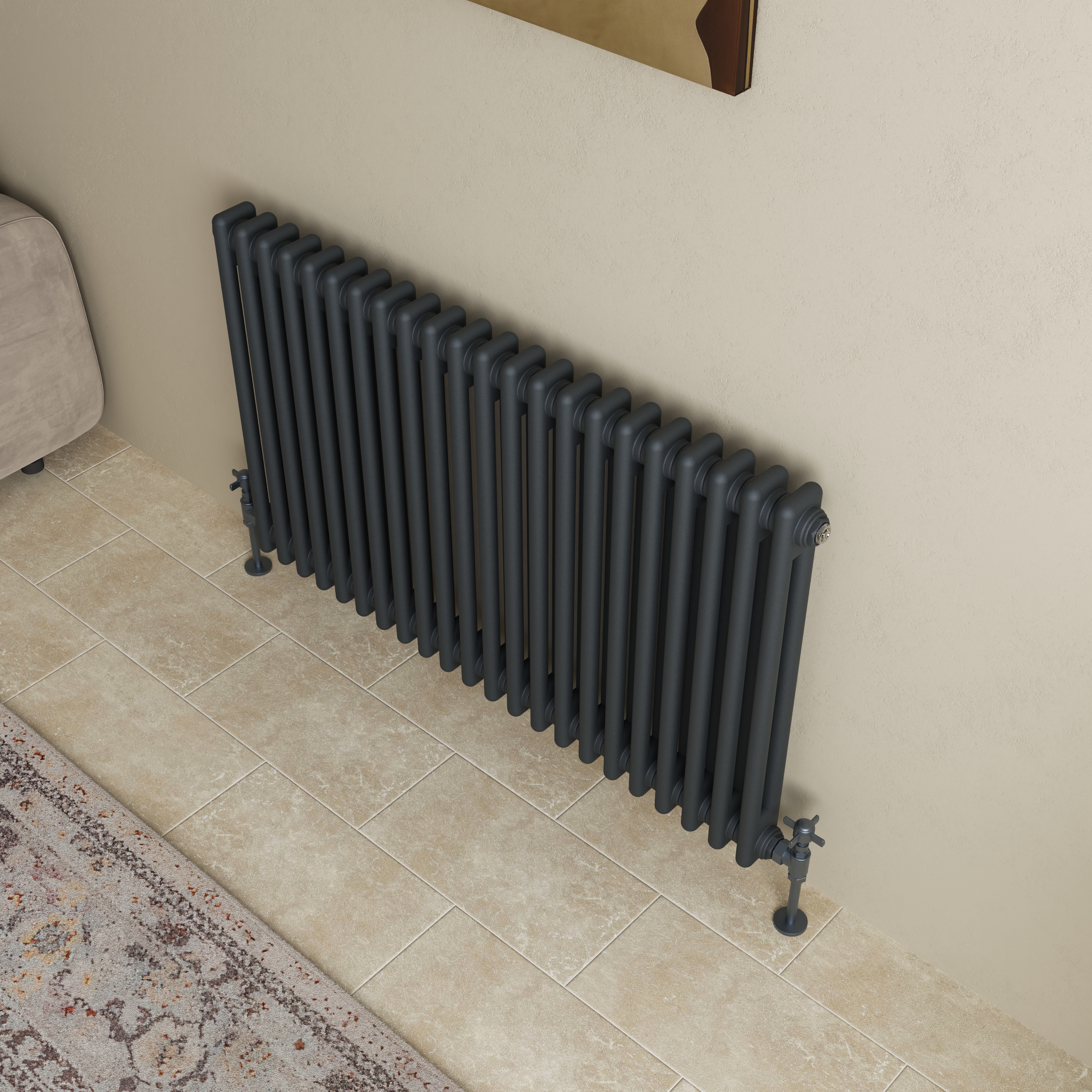 Toasty Ardleigh Anthracite Horizontal Column Radiator