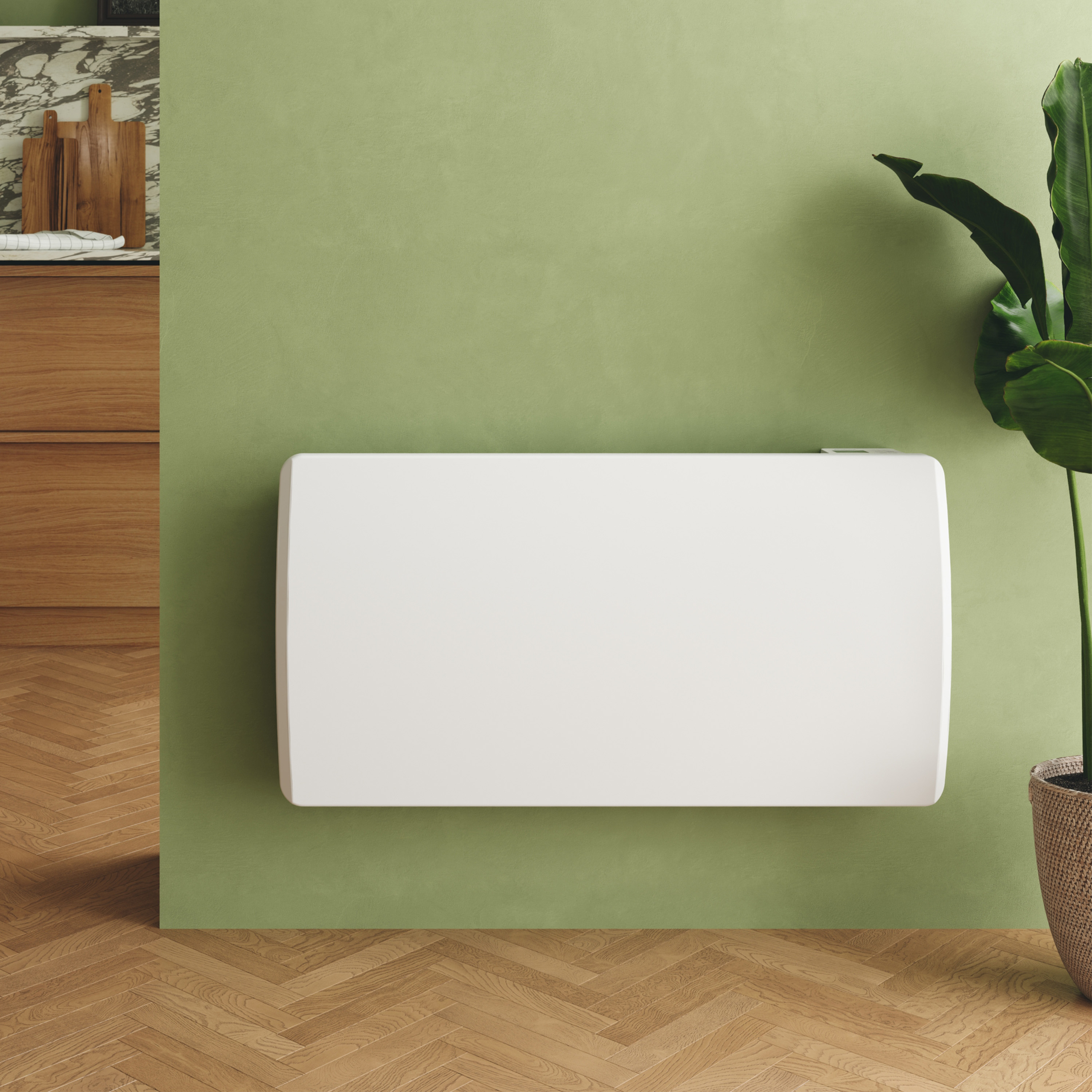 Toasty Lume Matt White Electric Radiator