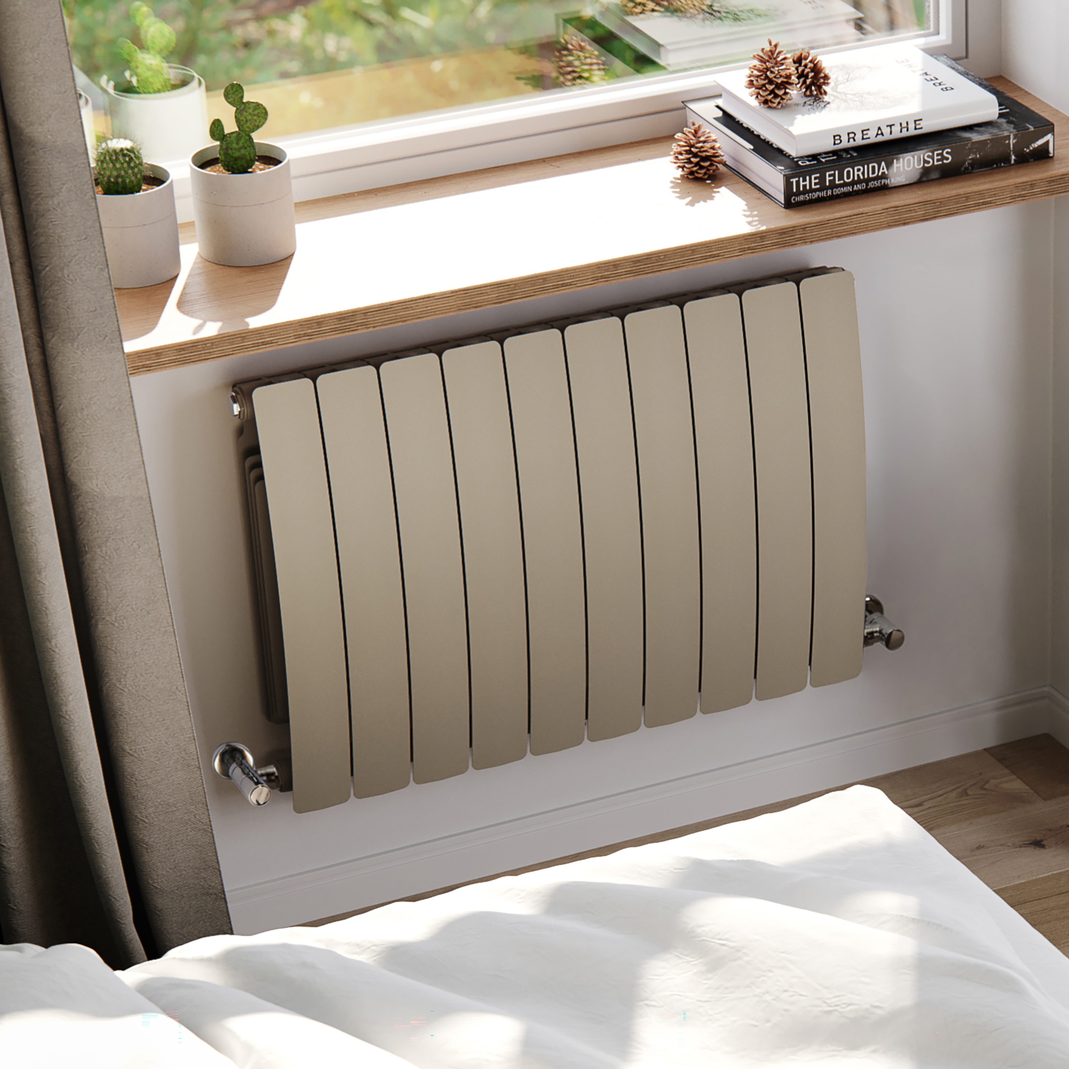 Terma Bergamo Single Panel Horizontal Aluminium Radiator